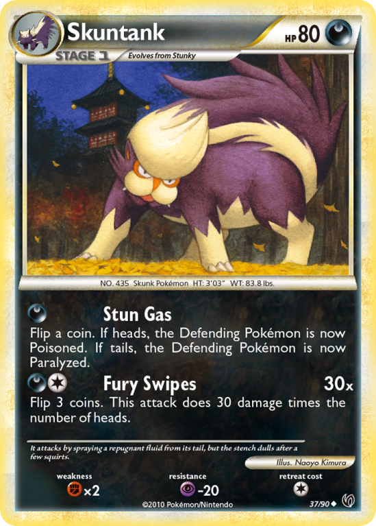 Skuntank 37/90 HeartGold & SoulSilver HS—Undaunted