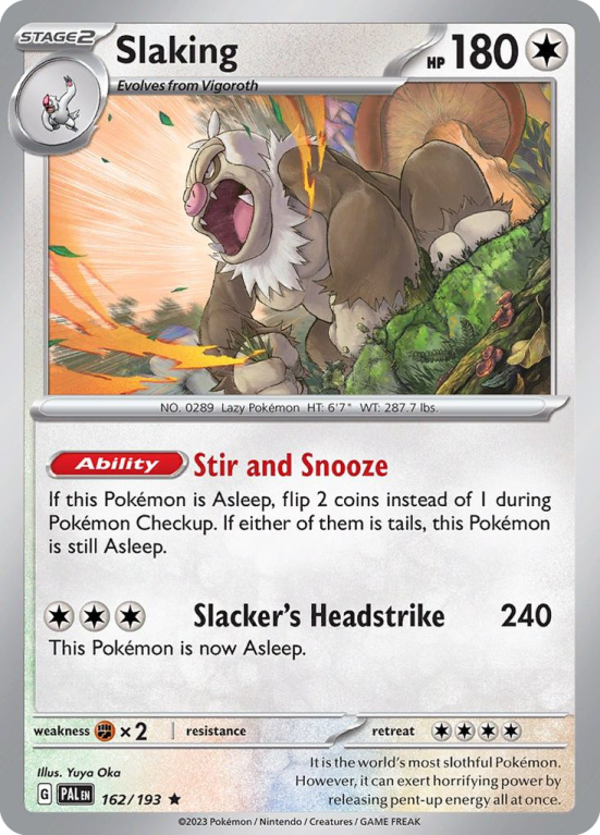 Slaking 162/193 Scarlet & Violet Paldea Evolved