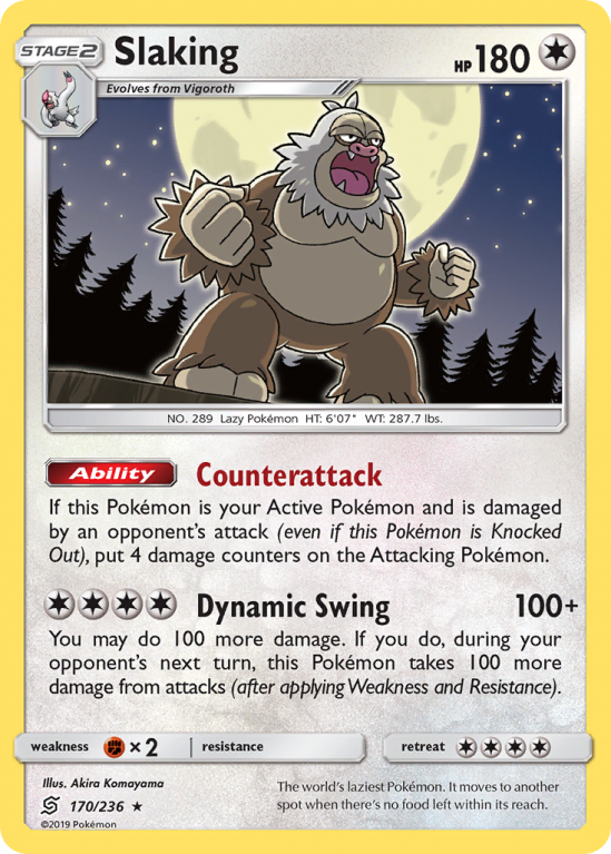 Slaking 170/236 Sun & Moon Unified Minds