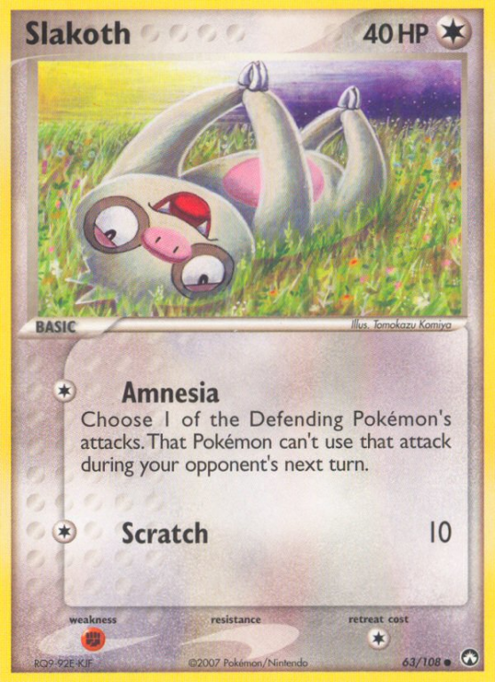 Slakoth 63/108 EX Power Keepers
