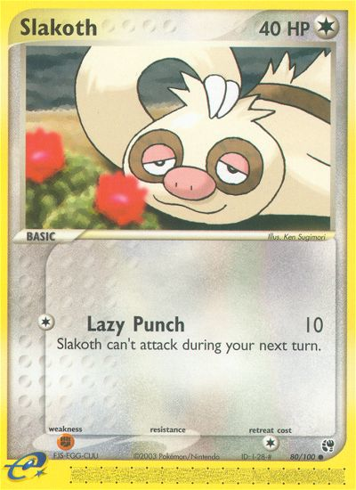 Slakoth 80/100 EX Sandstorm