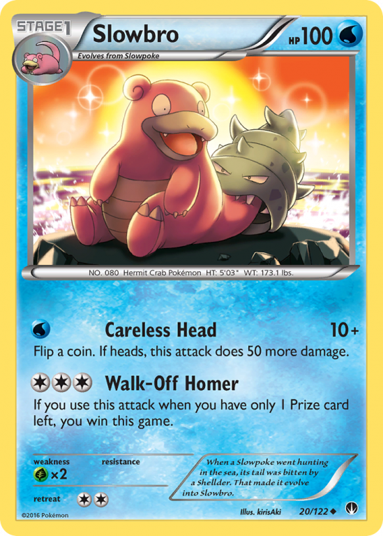 Slowbro 20/122 XY BREAKpoint
