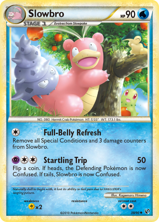 Slowbro 38/90 HeartGold & SoulSilver HS—Undaunted