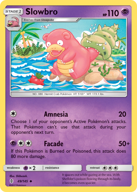 Slowbro 49/145 Sun & Moon Guardians Rising