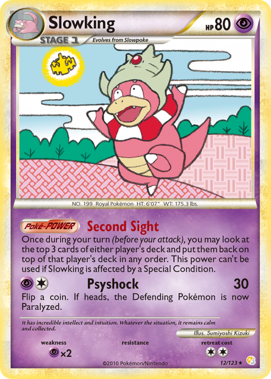 Slowking 12/123 HeartGold & SoulSilver HeartGold & SoulSilver
