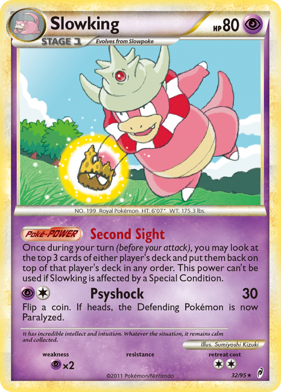 Slowking 32/106 HeartGold & SoulSilver Call of Legends