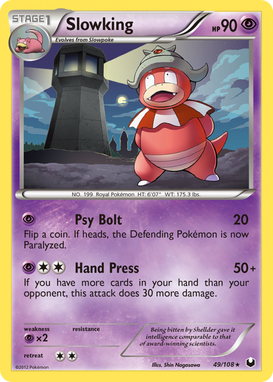 Slowking 49/108 Black & White Dark Explorers