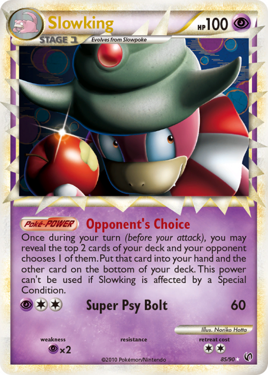Slowking 85/90 HeartGold & SoulSilver HS—Undaunted