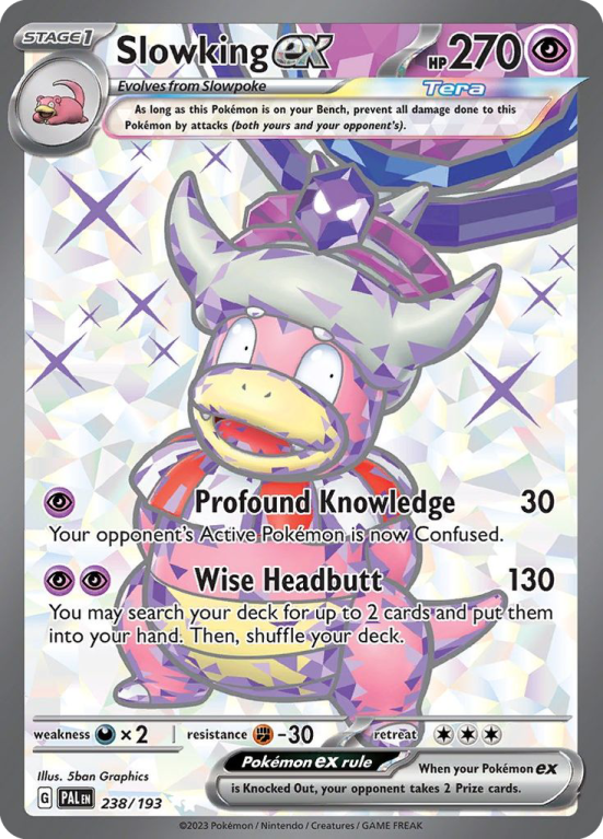 Slowking ex 238/193 Scarlet & Violet Paldea Evolved