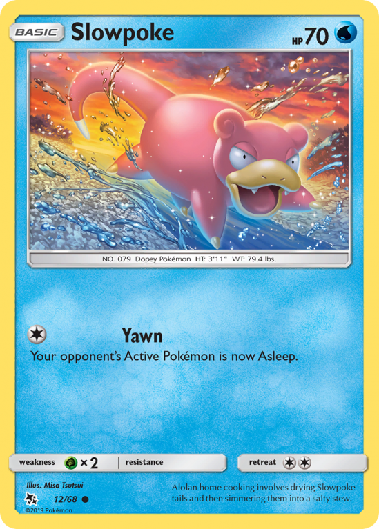 Slowpoke 12/68 Sun & Moon Hidden Fates