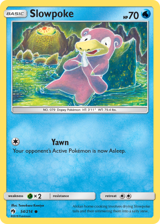 Slowpoke 54/214 Sun & Moon Lost Thunder