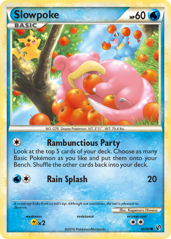 Slowpoke 66/90 HeartGold & SoulSilver HS—Undaunted