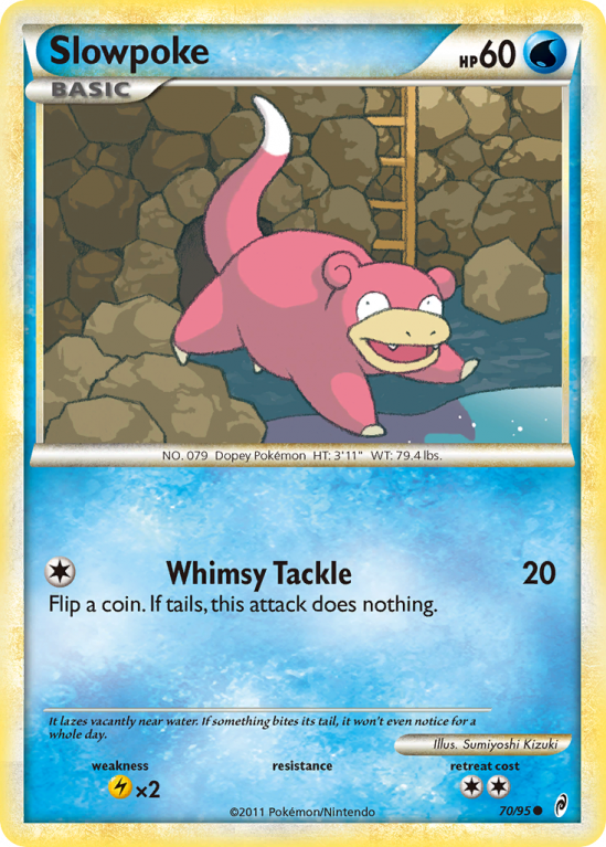 Slowpoke 70/106 HeartGold & SoulSilver Call of Legends