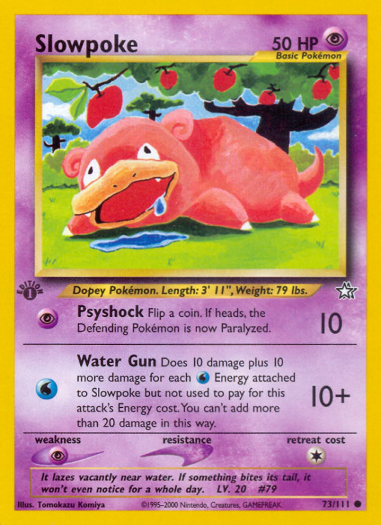 Slowpoke 73/111 Neo Neo Genesis