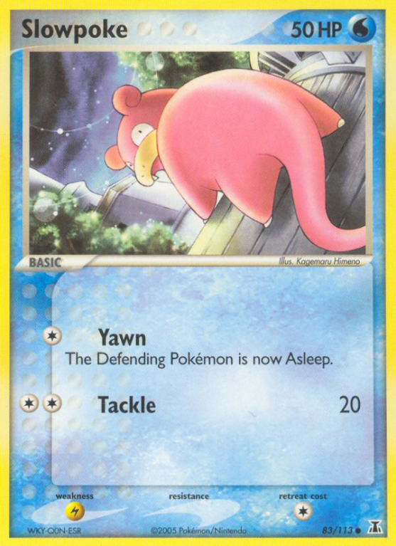 Slowpoke 83/113 EX Delta Species