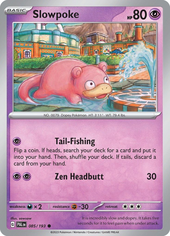 Slowpoke 85/193 Scarlet & Violet Paldea Evolved