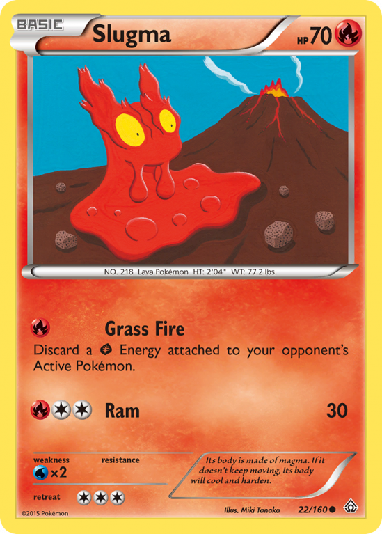 Slugma 22/160 XY Primal Clash