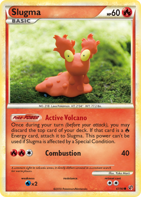 Slugma 67/90 HeartGold & SoulSilver HS—Undaunted