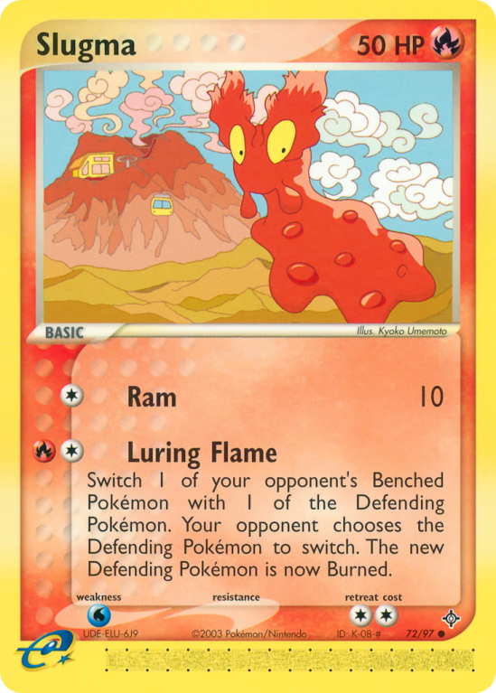 Slugma 72/97 EX Dragon