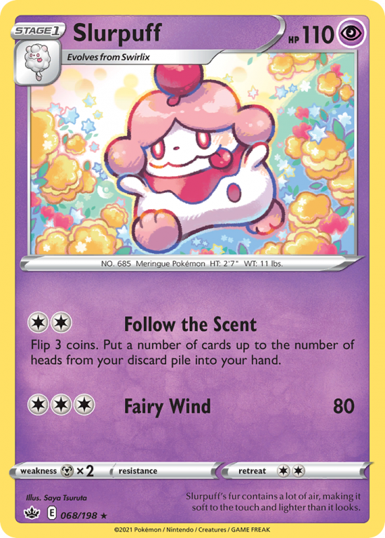 Slurpuff 68/198 Sword & Shield Chilling Reign