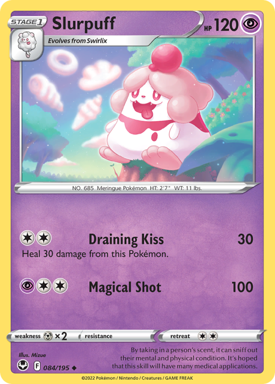Slurpuff 84/195 Sword & Shield Silver Tempest