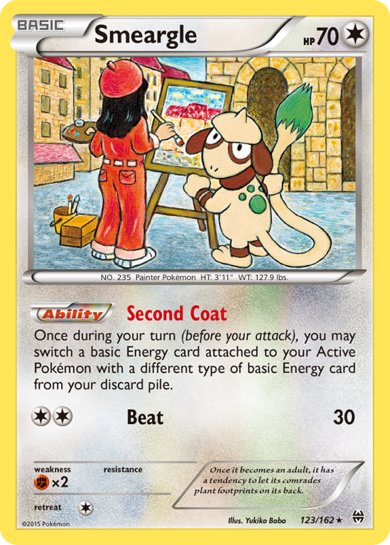 Smeargle 123/162 XY BREAKthrough
