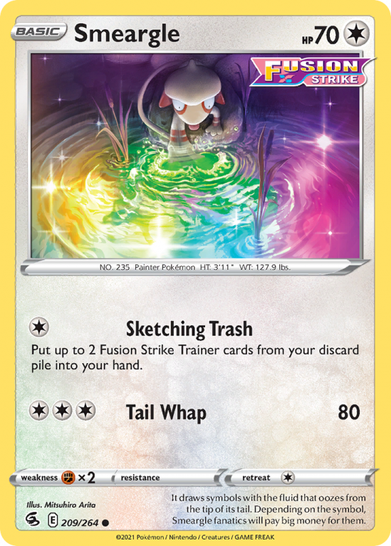 Smeargle 209/264 Sword & Shield Fusion Strike