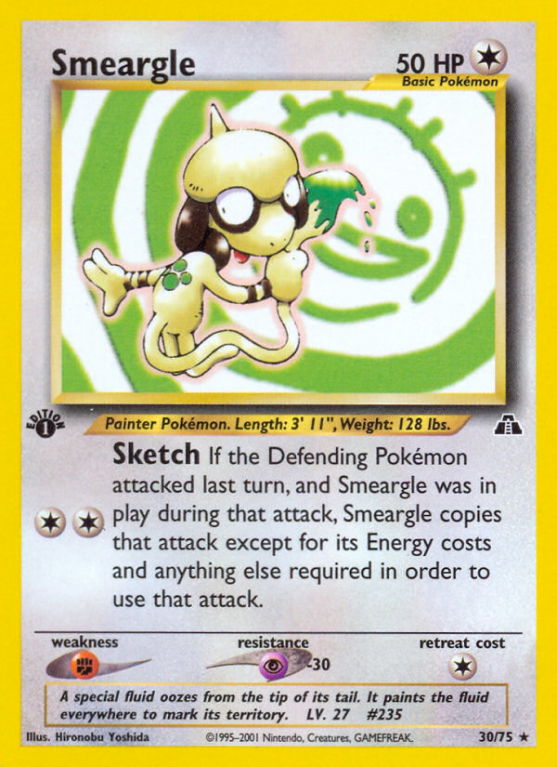 Smeargle 30/75 Neo Neo Discovery