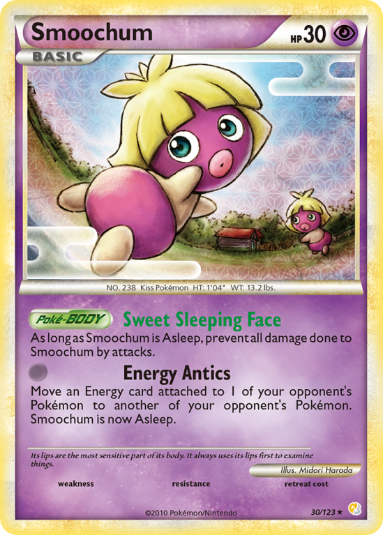 Smoochum 30/123 HeartGold & SoulSilver HeartGold & SoulSilver