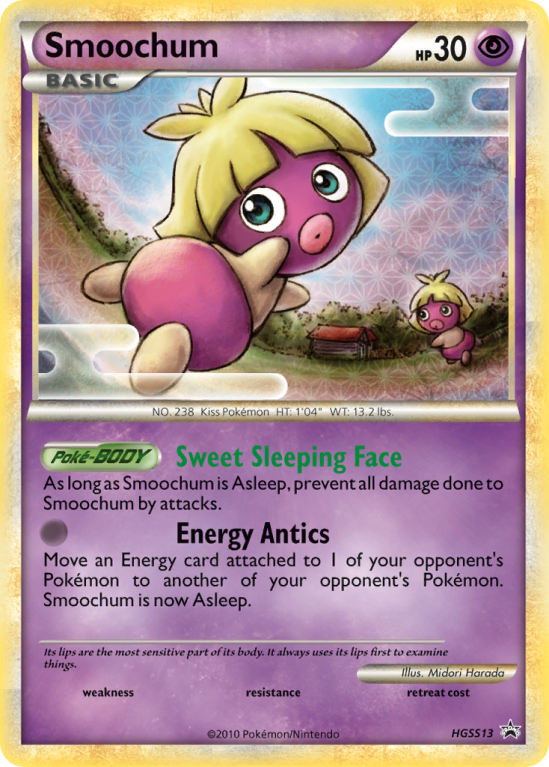 Smoochum HGSS13/25 HeartGold & SoulSilver HGSS Black Star Promos