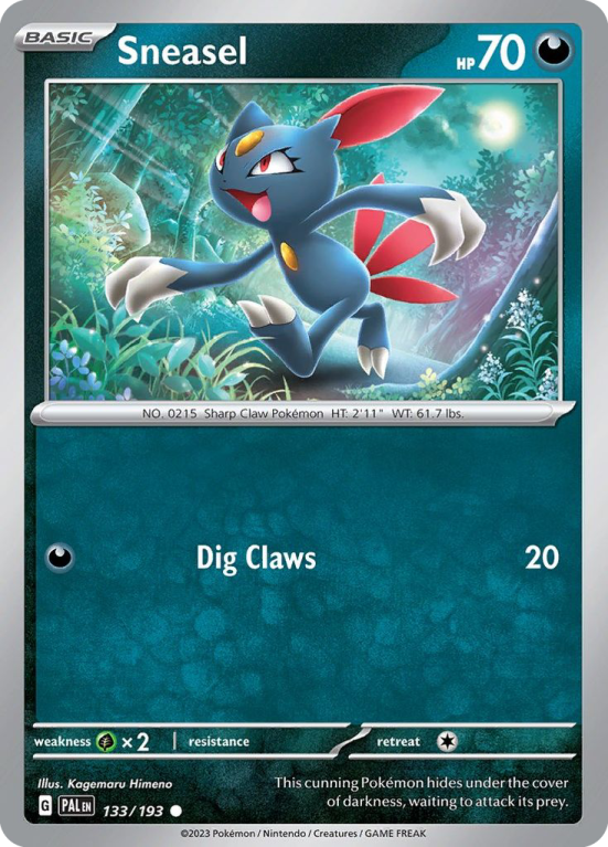 Sneasel 133/193 Scarlet & Violet Paldea Evolved