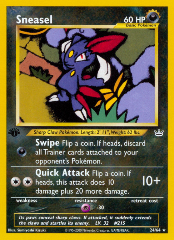 Sneasel 24/66 Neo Neo Revelation