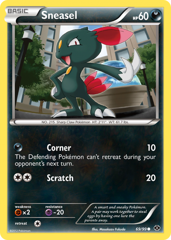 Sneasel 69/99 Black & White Next Destinies