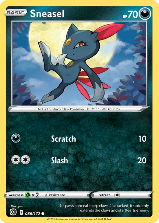 Sneasel 86/172 Sword & Shield Brilliant Stars