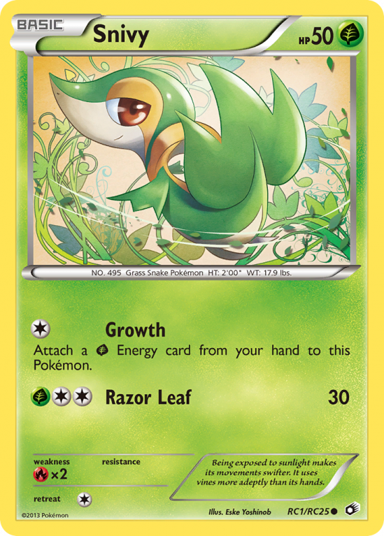 Snivy RC1/113 Black & White Legendary Treasures
