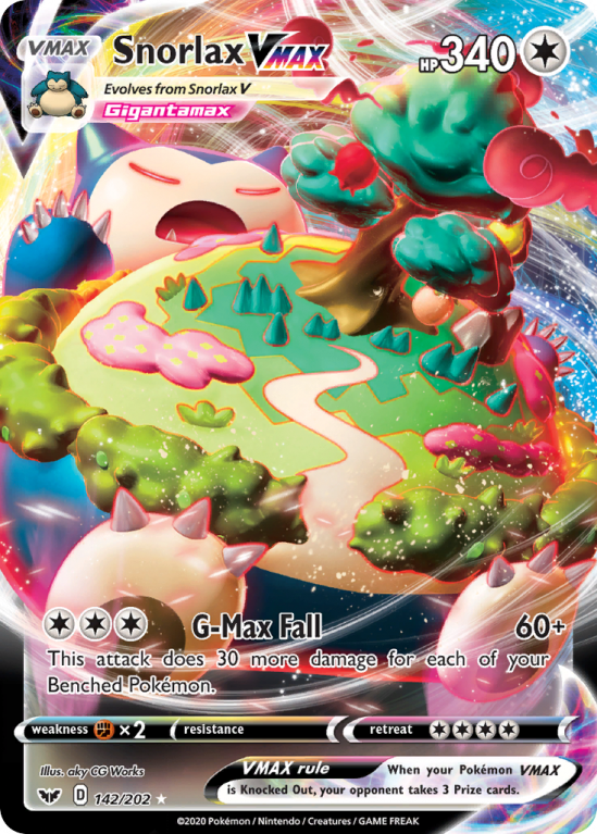 Snorlax VMAX 142/202 Sword & Shield Sword & Shield