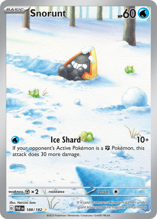 Snorunt 188/182 Scarlet & Violet Paradox Rift