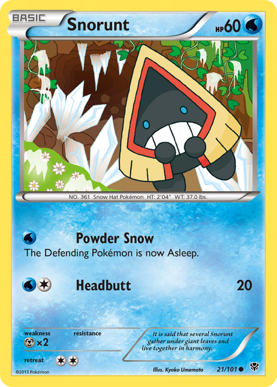 Snorunt 21/101 Black & White Plasma Blast
