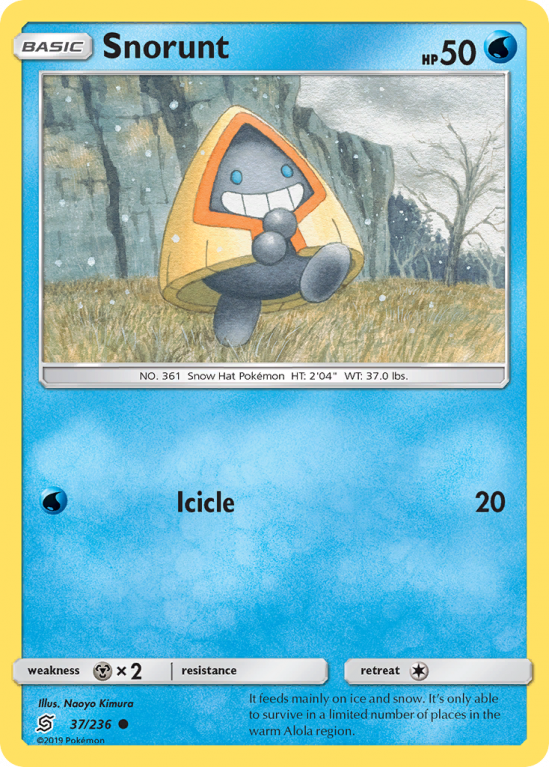 Snorunt 37/236 Sun & Moon Unified Minds
