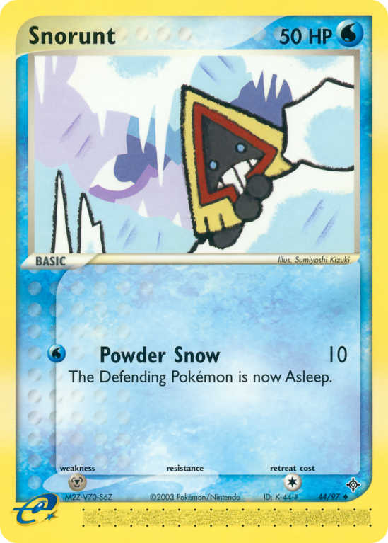 Snorunt 44/97 EX Dragon