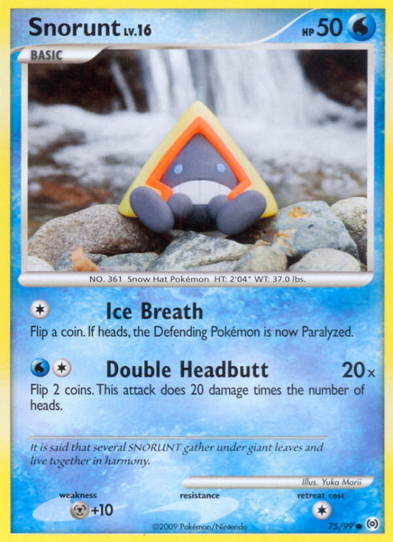 Snorunt 75/99 Platinum Arceus