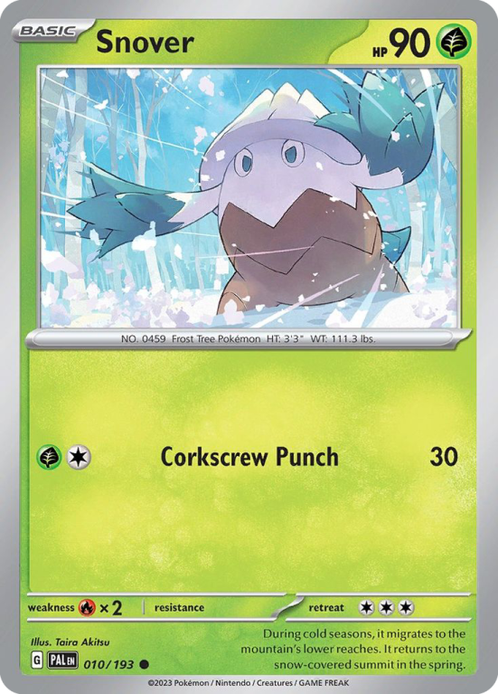 Snover 10/193 Scarlet & Violet Paldea Evolved