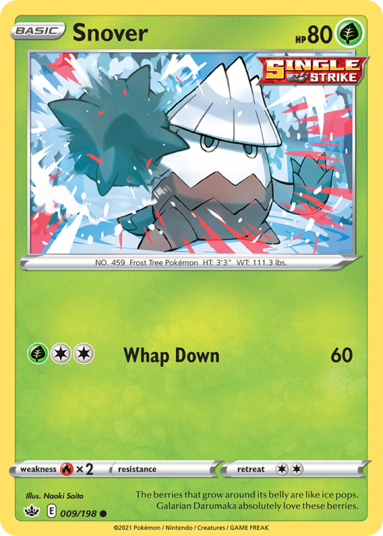 Snover 9/198 Sword & Shield Chilling Reign