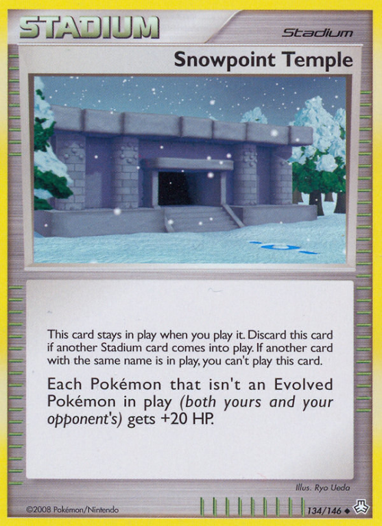 Snowpoint Temple 134/146 Diamond & Pearl Legends Awakened