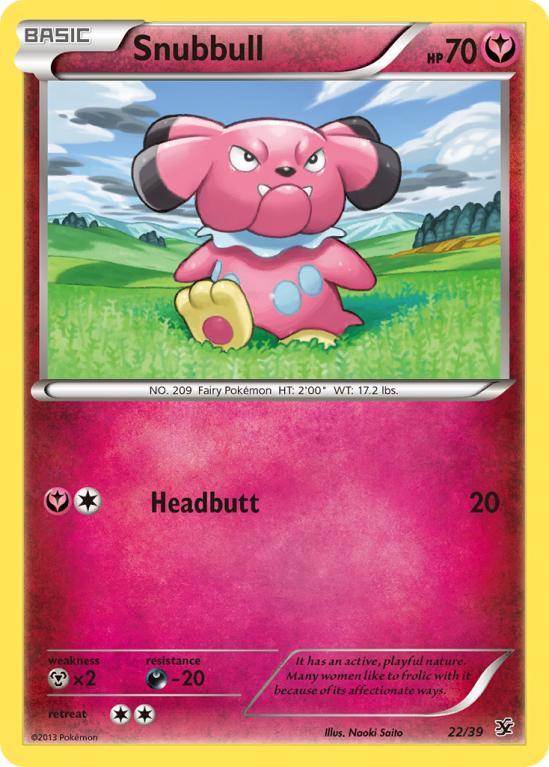 Snubbull 22/39 XY Kalos Starter Set