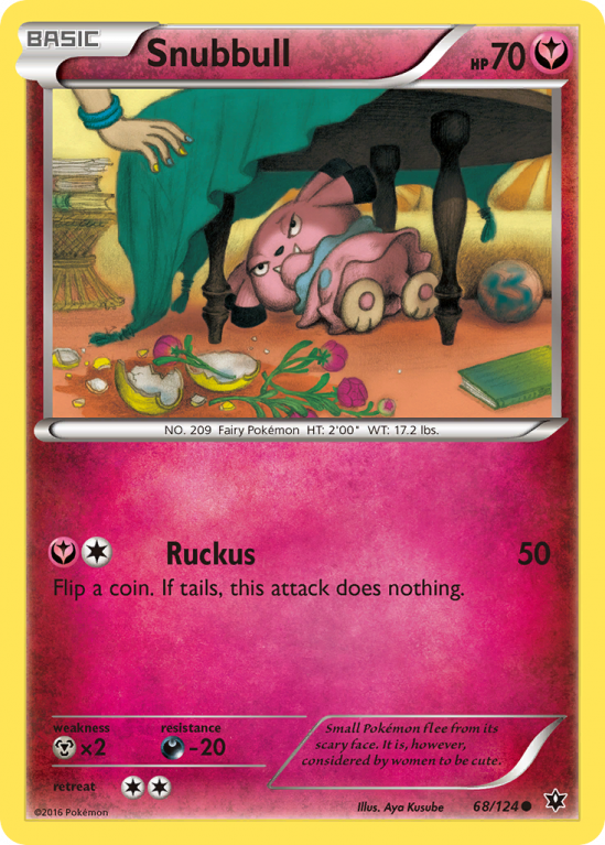 Snubbull 68/124 XY Fates Collide