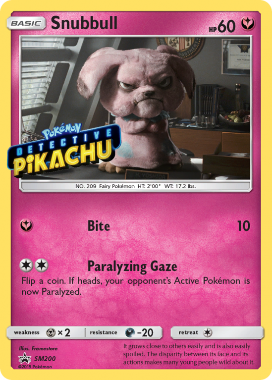 Snubbull SM200/156 Sun & Moon SM Black Star Promos