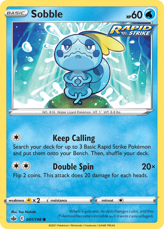 Sobble 41/198 Sword & Shield Chilling Reign