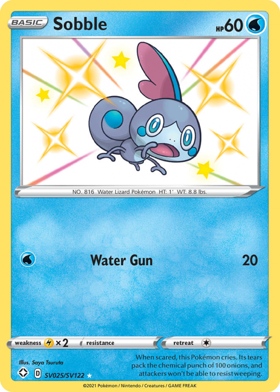 Sobble SV025/122 Sword & Shield Shiny Vault