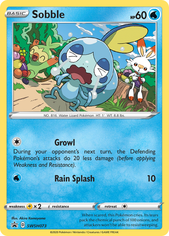 Sobble SWSH073/103 Sword & Shield SWSH Black Star Promos